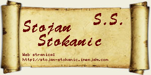 Stojan Stokanić vizit kartica